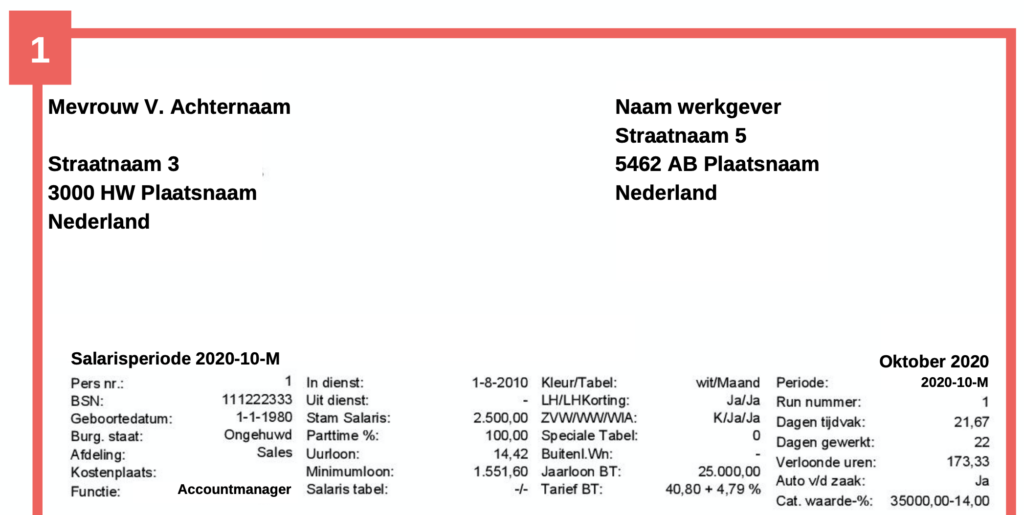 Payslip nl 1