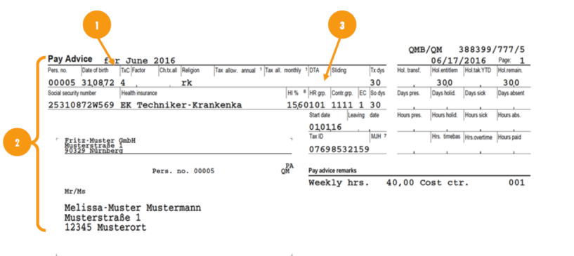 Payslip In Germany Explained